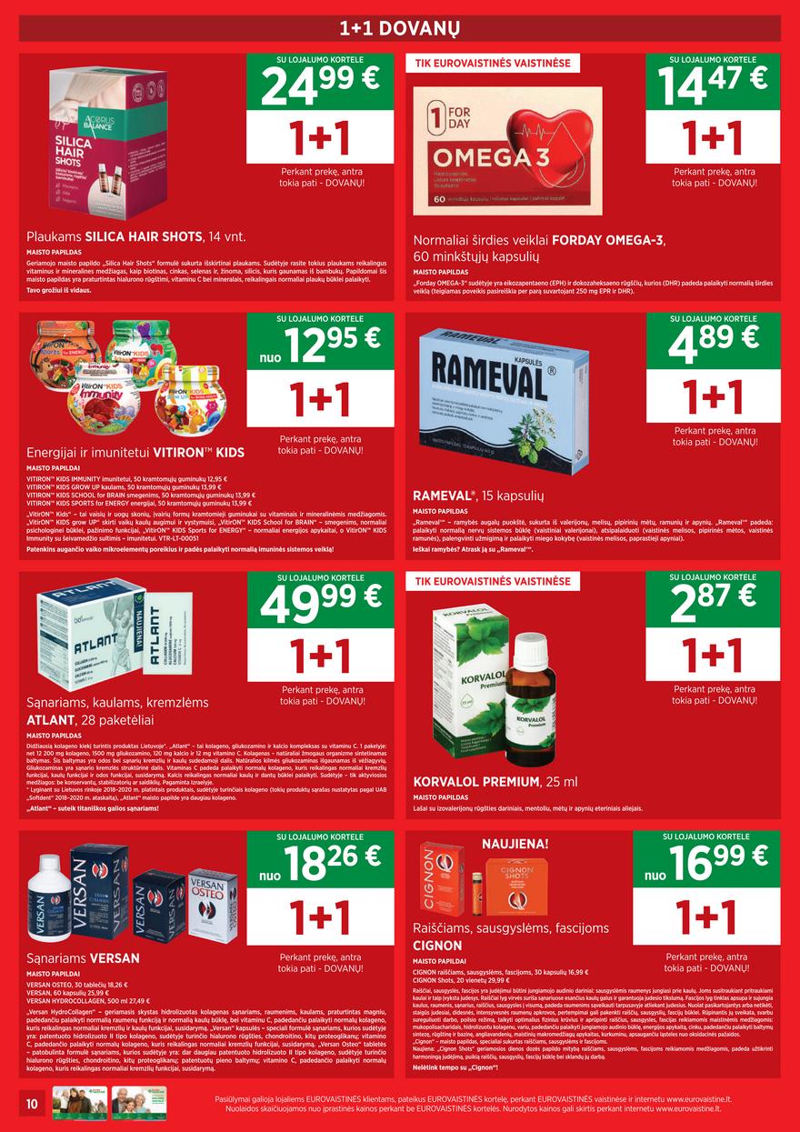 Euro vaistinė leidinys akcijos nuo 
  2022-05-03 iki 
  2022-05-31 | Leidinukas.lt puslapis 10