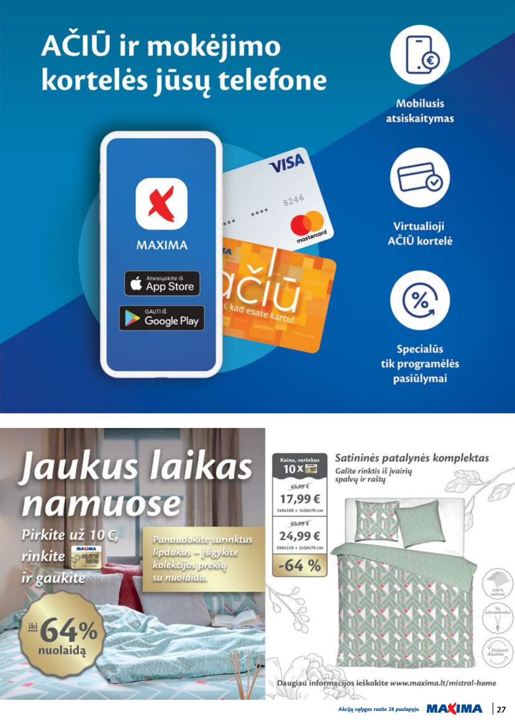 Maxima kaininis leidinys akcijos nuo 
  2020-03-17 iki 
  2020-03-23 | Leidinukas.lt puslapis 27