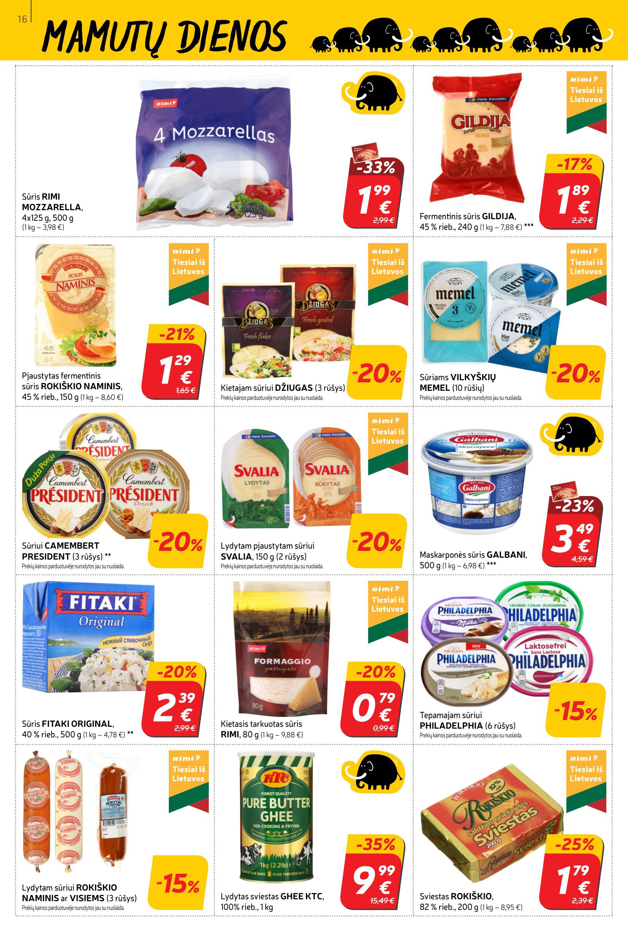 Rimi savaitinis leidinys akcijos nuo 
  2022-01-18 iki 
  2022-01-24 | Leidinukas.lt puslapis 16