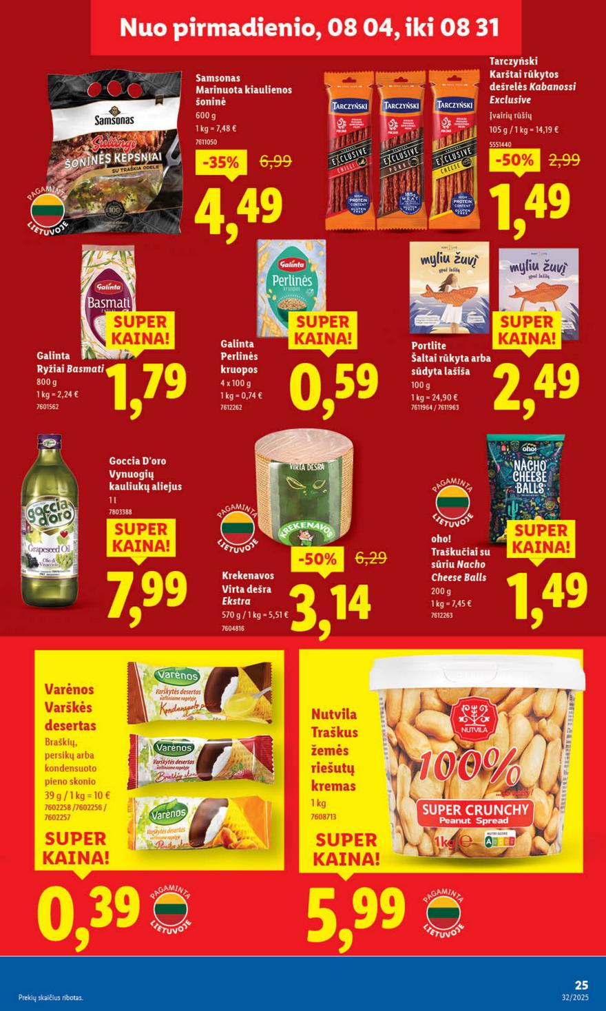 Lidl leidinys akcijos nuo 
  2025-08-04 iki 
  2025-08-10 | Leidinukas.lt puslapis 25