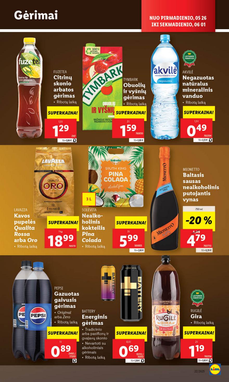 Lidl leidinys akcijos nuo 
  2025-05-26 iki 
  2025-06-01 | Leidinukas.lt puslapis 21