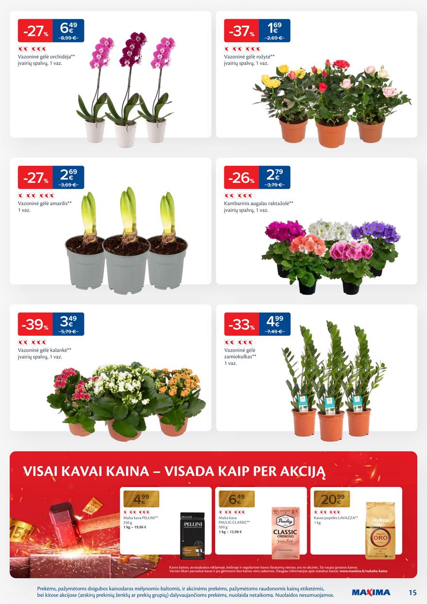 Maxima leidinukas akcijos nuo 
  2026-01-06 iki 
  2026-01-12 | Leidinukas.lt puslapis 15