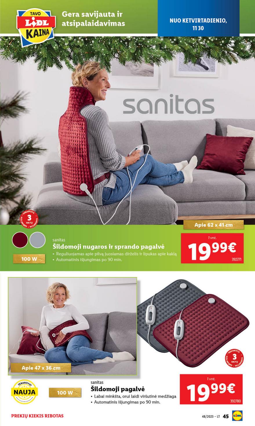 Ldil ne maisto prekių pasiūlymai akcijos nuo 
  2023-11-27 iki 
  2023-12-03 | Leidinukas.lt puslapis 45