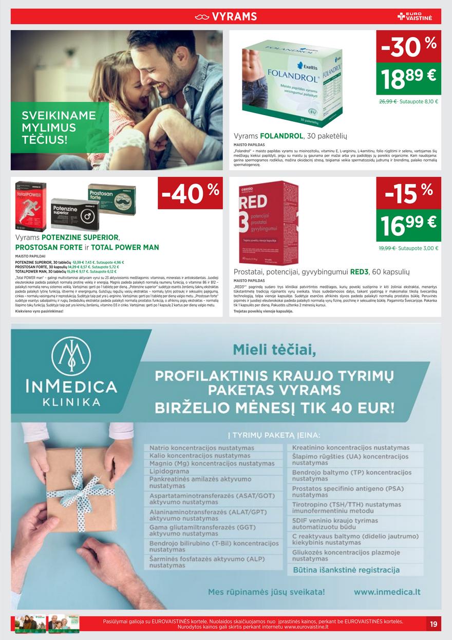 Euro vaistinė leidinys akcijos nuo 
  2021-06-01 iki 
  2021-06-30 | Leidinukas.lt puslapis 19