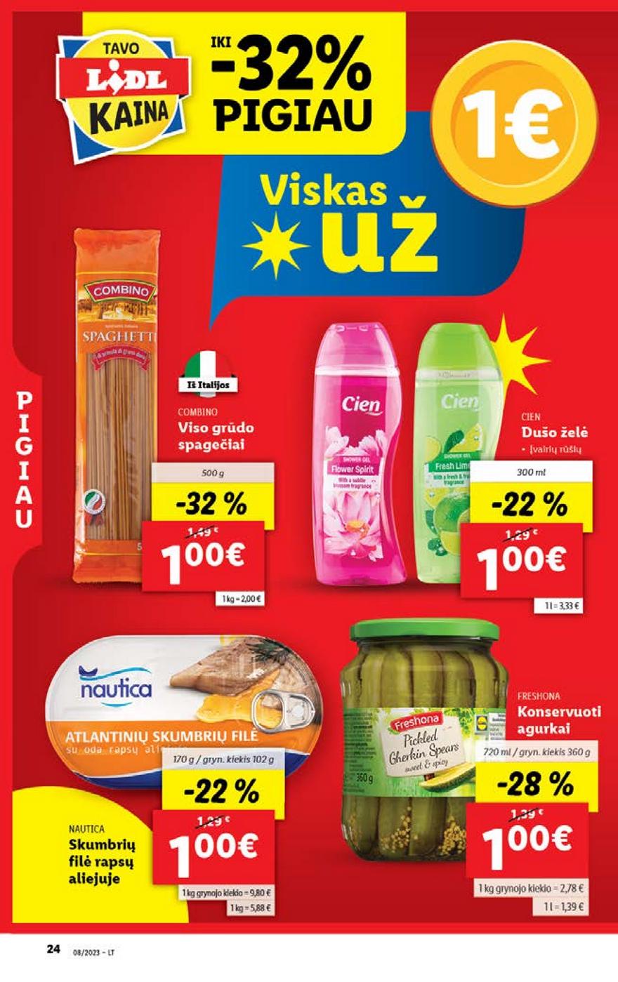 Lidl pasiūlymai akcijos nuo 
  2023-02-20 iki 
  2023-02-26 | Leidinukas.lt puslapis 24