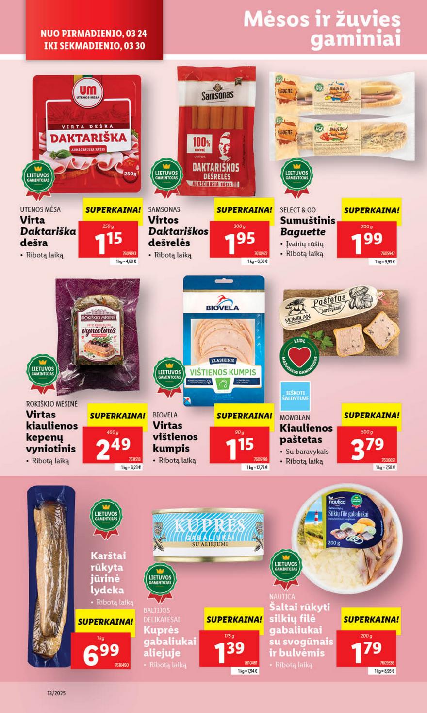Lidl leidinys naujas akcijos nuo 
  2025-03-24 iki 
  2025-03-30 | Leidinukas.lt puslapis 42