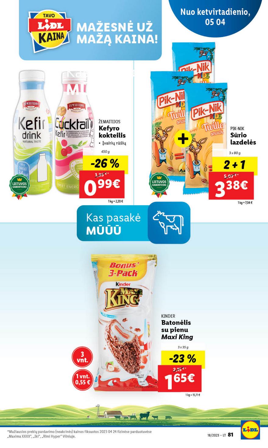 Lidl pasiūlymai akcijos nuo 
  2023-05-01 iki 
  2023-05-07 | Leidinukas.lt puslapis 81
