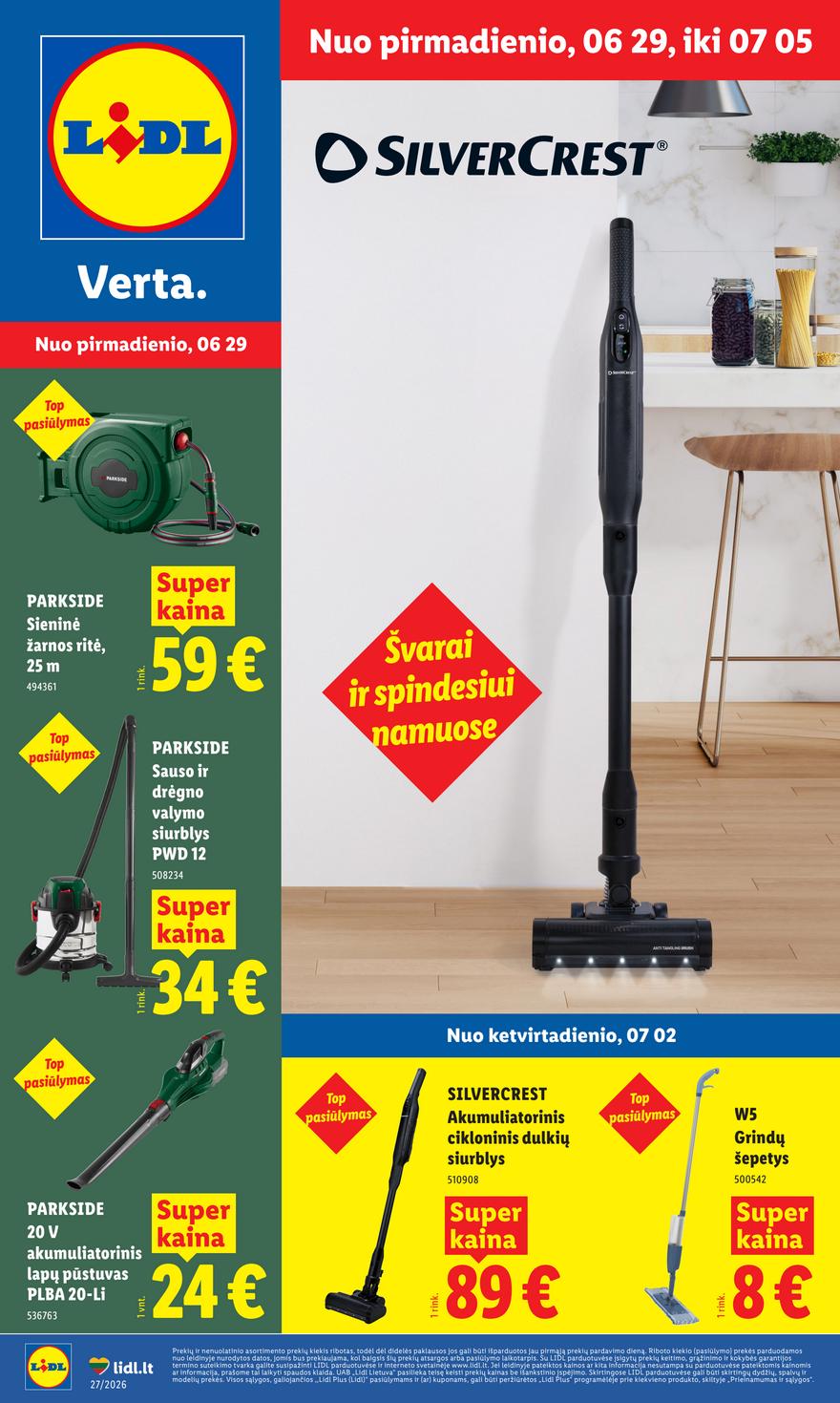 Lidl leidinys akcijos nuo 
  2026-06-29 iki 
  2026-07-05 | Leidinukas.lt puslapis 1