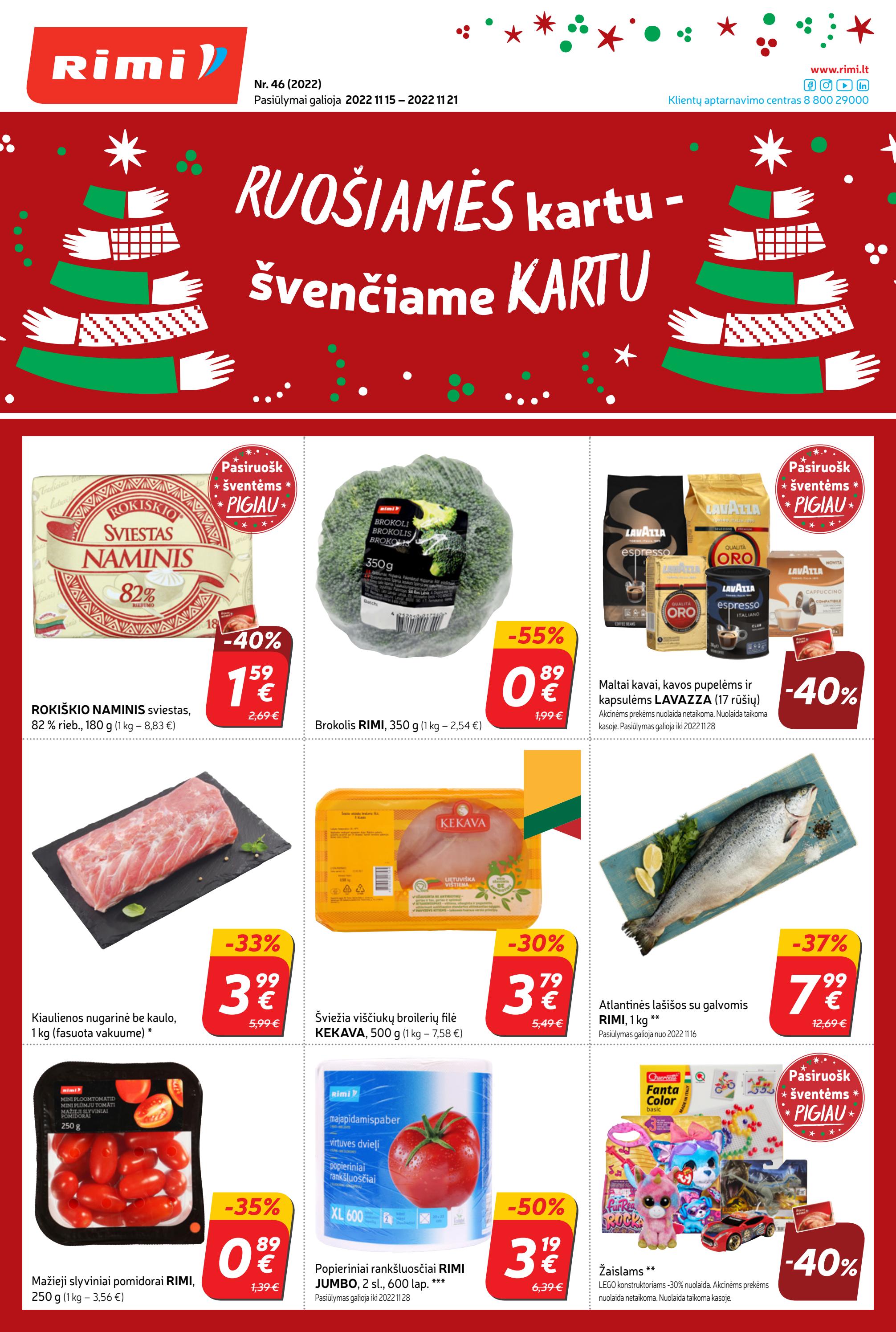 Rimi savaitinis leidinys akcijos nuo 
  2022-11-15 iki 
  2022-11-21 | Leidinukas.lt puslapis 1