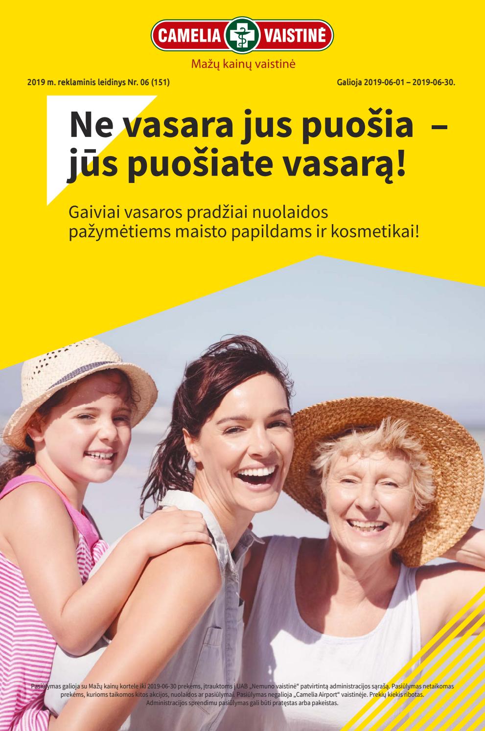 Camelia leidinys akcijos nuo 
  2019-06-01 iki 
  2019-06-30 | Leidinukas.lt puslapis 1