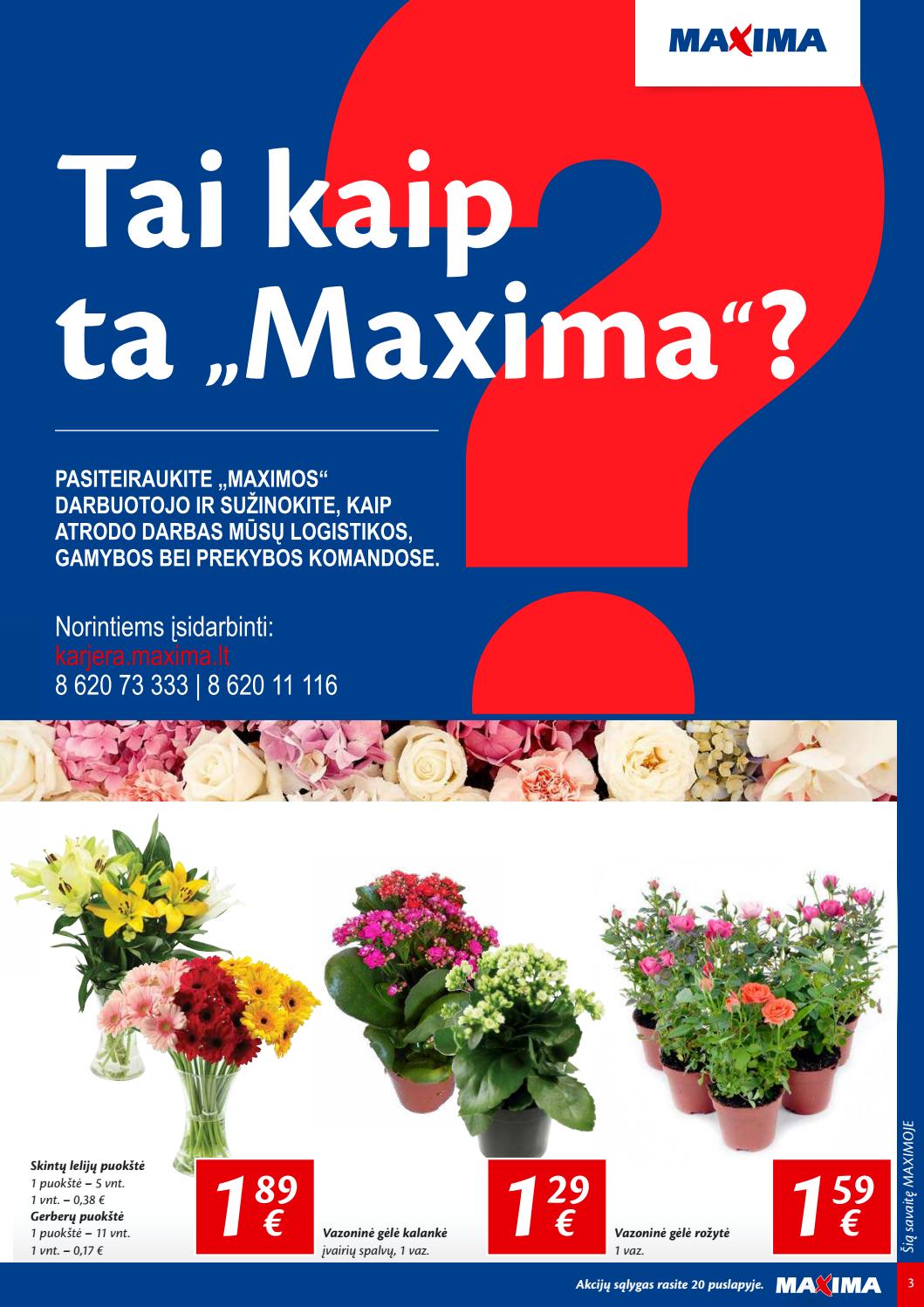 Maxima kaininis leidinys akcijos nuo 
  2019-07-30 iki 
  2019-08-05 | Leidinukas.lt puslapis 3