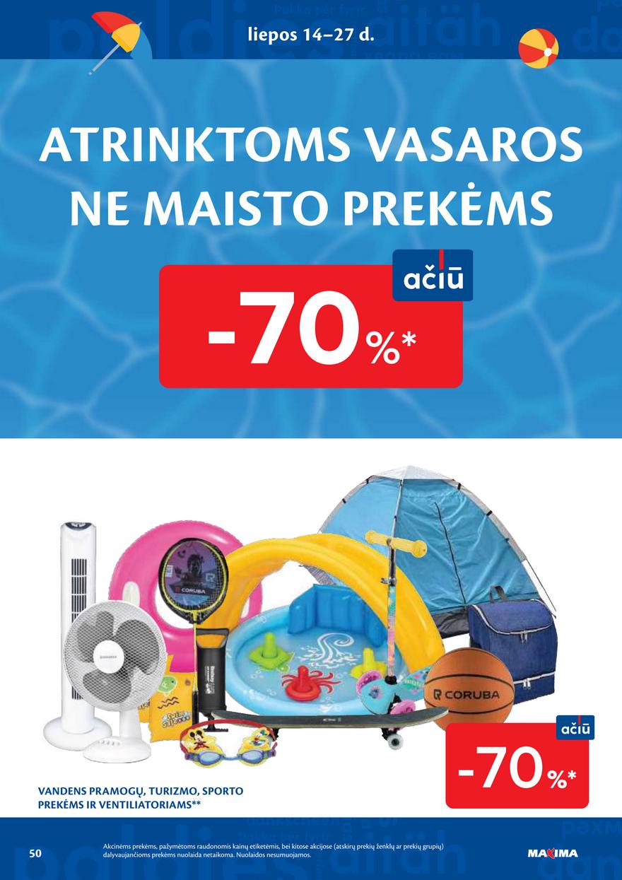 Maxima leidinys akcijos nuo 
  2026-07-14 iki 
  2026-07-20 | Leidinukas.lt puslapis 50