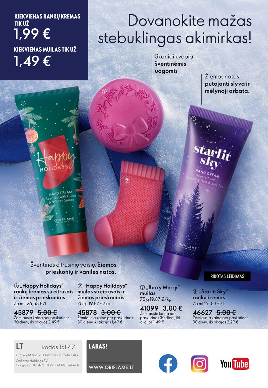 Oriflame katalogas akcijos nuo 
  2025-12-10 iki 
  2025-12-30 | Leidinukas.lt puslapis 164