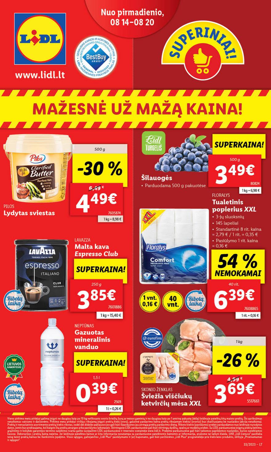 Lidl pasiūlymai akcijos nuo 
  2023-08-14 iki 
  2023-08-20 | Leidinukas.lt puslapis 1