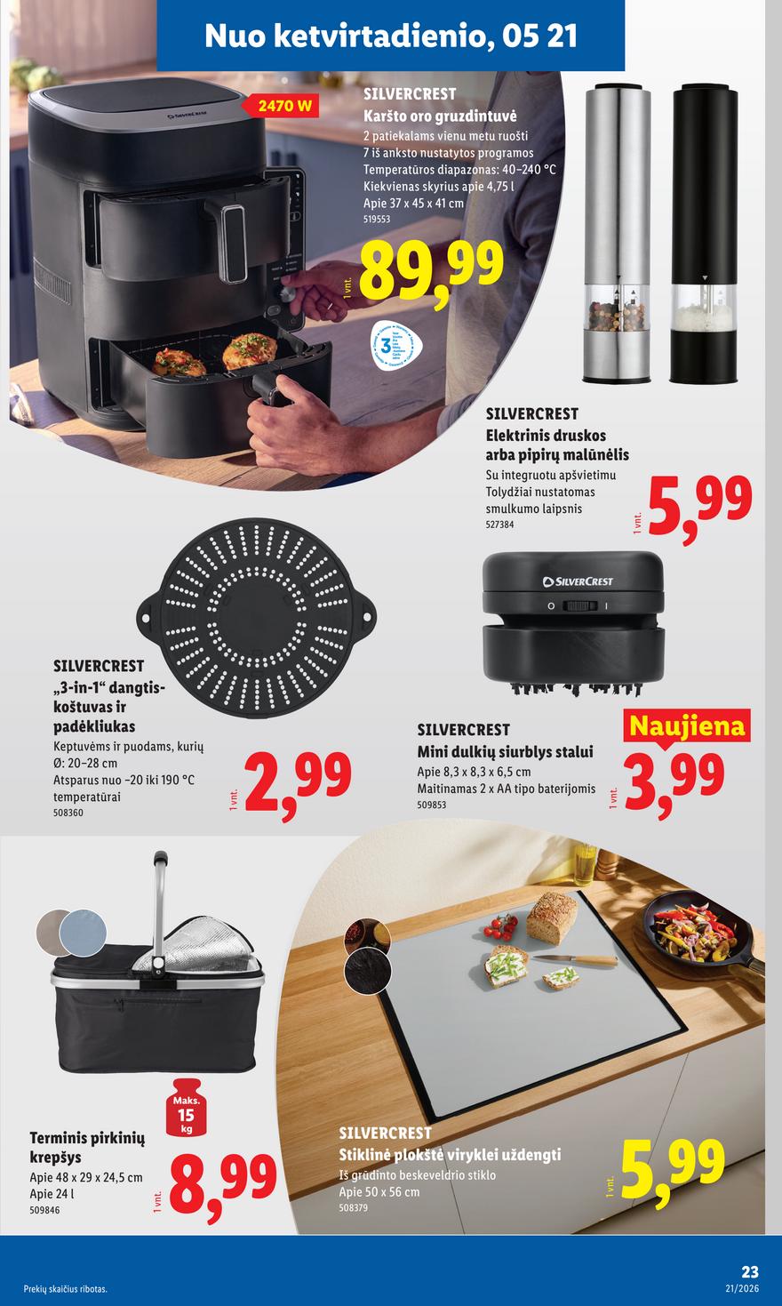Lidl leidinys akcijos nuo 
  2026-05-18 iki 
  2026-05-24 | Leidinukas.lt puslapis 23