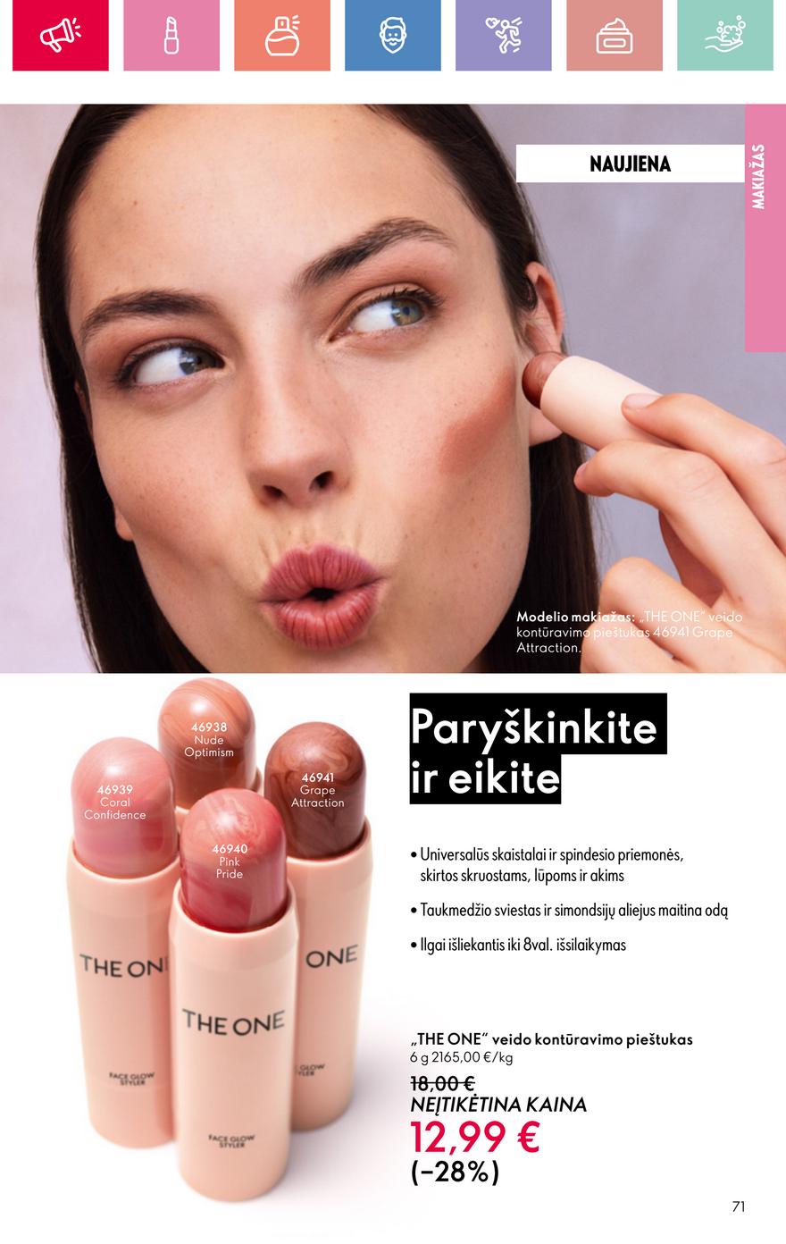 Oriflame katalogas akcijos nuo 
  2025-06-22 iki 
  2025-07-12 | Leidinukas.lt puslapis 71