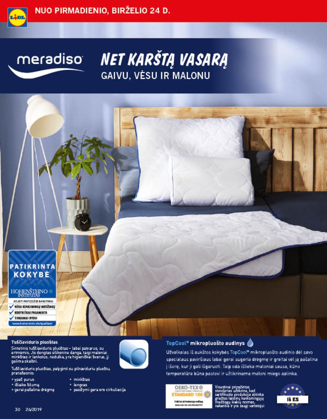 Lidl savaitinis leidinys akcijos nuo 
  2019-06-24 iki 
  2019-07-02 | Leidinukas.lt puslapis 30