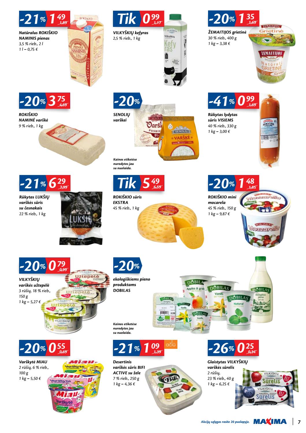Maxima kaininis leidinys akcijos nuo 
  2020-01-02 iki 
  2020-01-06 | Leidinukas.lt puslapis 7