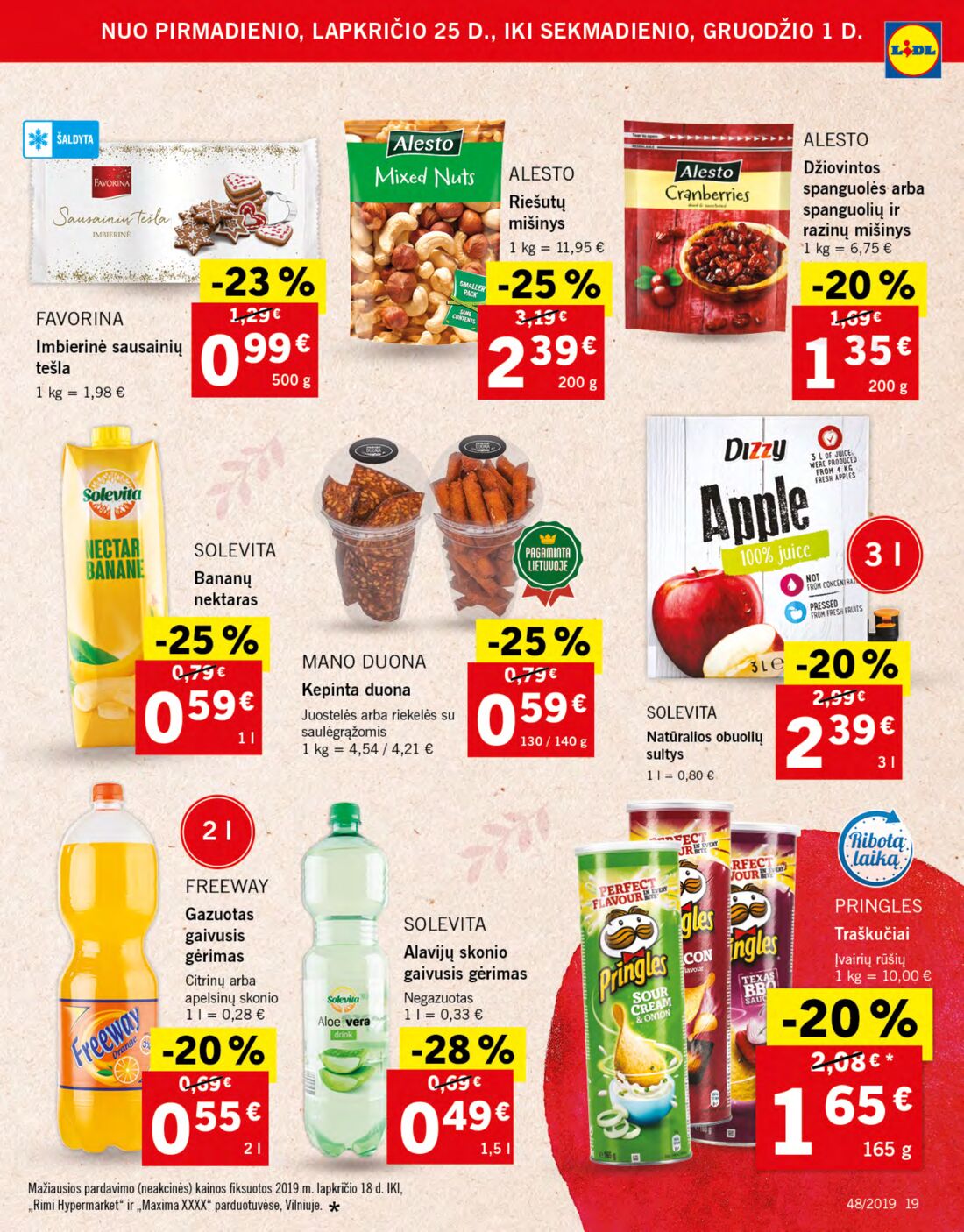 Lidl savaitinis leidinys akcijos nuo 
  2019-11-25 iki 
  2019-12-01 | Leidinukas.lt puslapis 19