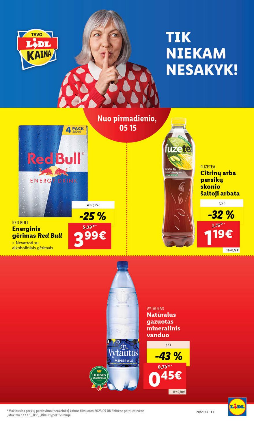 Lidl maisto prekių pasiūlymai akcijos nuo 
  2023-05-15 iki 
  2023-05-21 | Leidinukas.lt puslapis 41