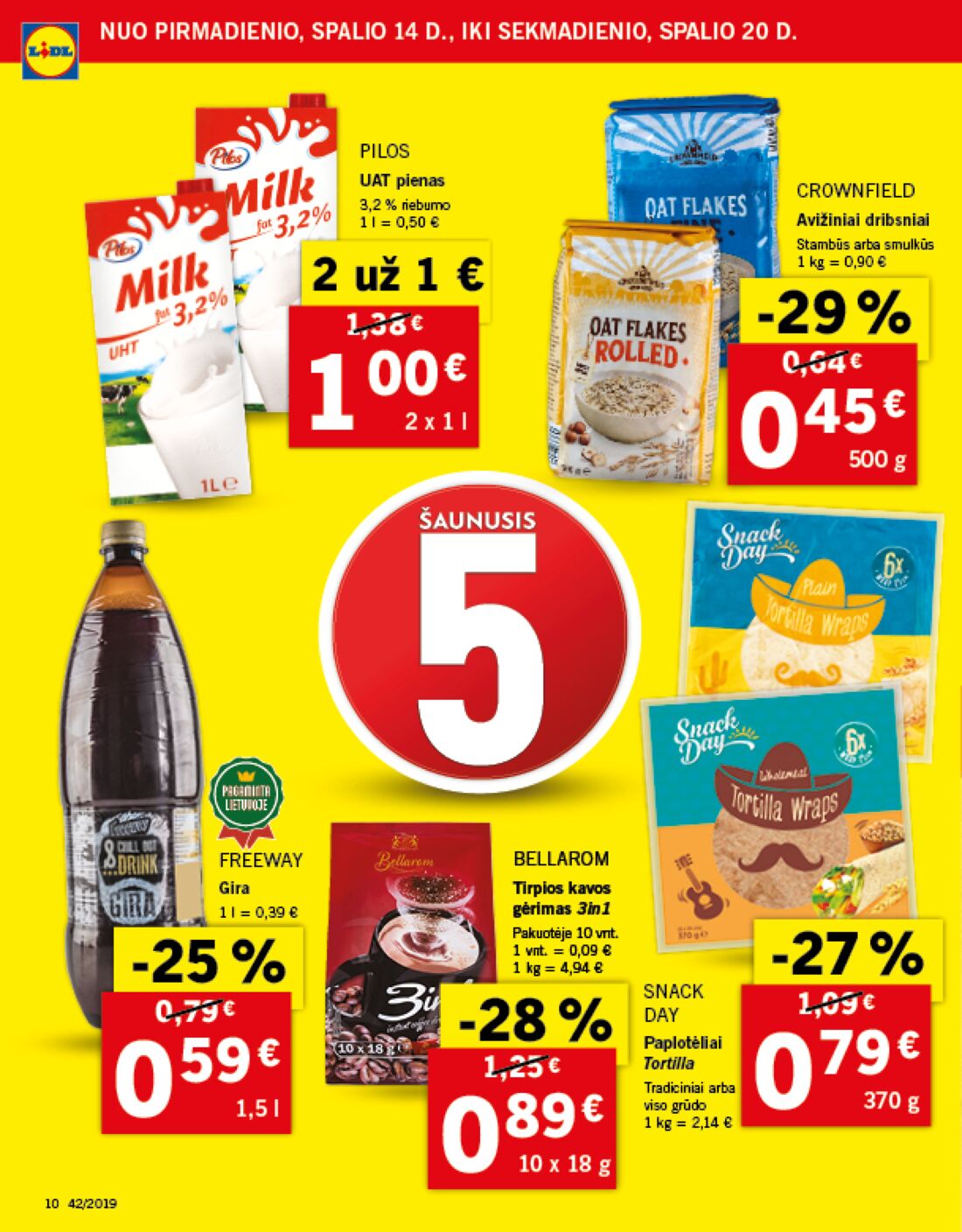 Lidl savaitinis leidinys akcijos nuo 
  2019-10-14 iki 
  2019-10-20 | Leidinukas.lt puslapis 10