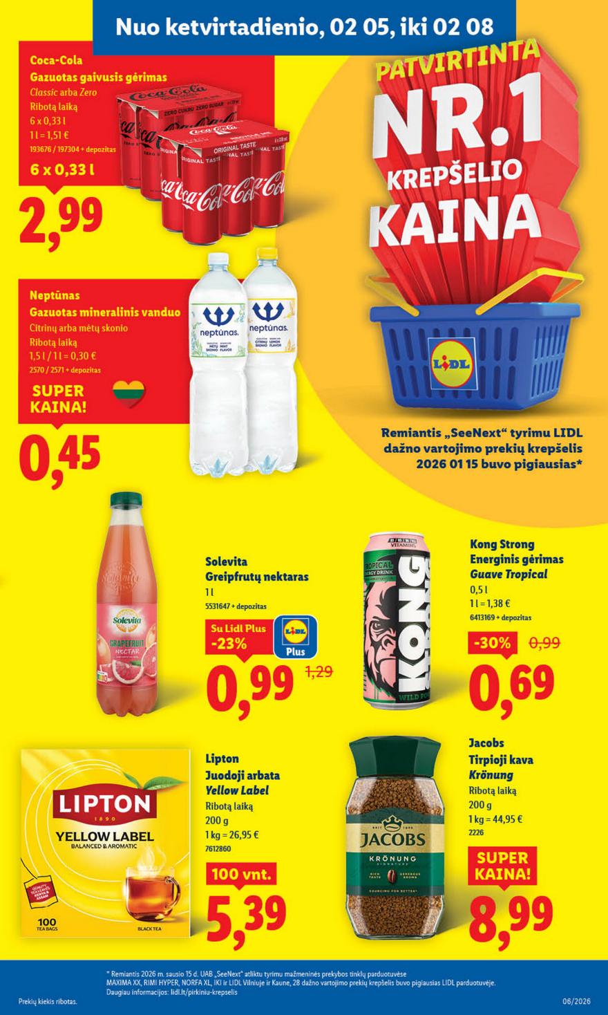 Lidl leidinys naujas akcijos nuo 
  2026-02-02 iki 
  2026-02-08 | Leidinukas.lt puslapis 33