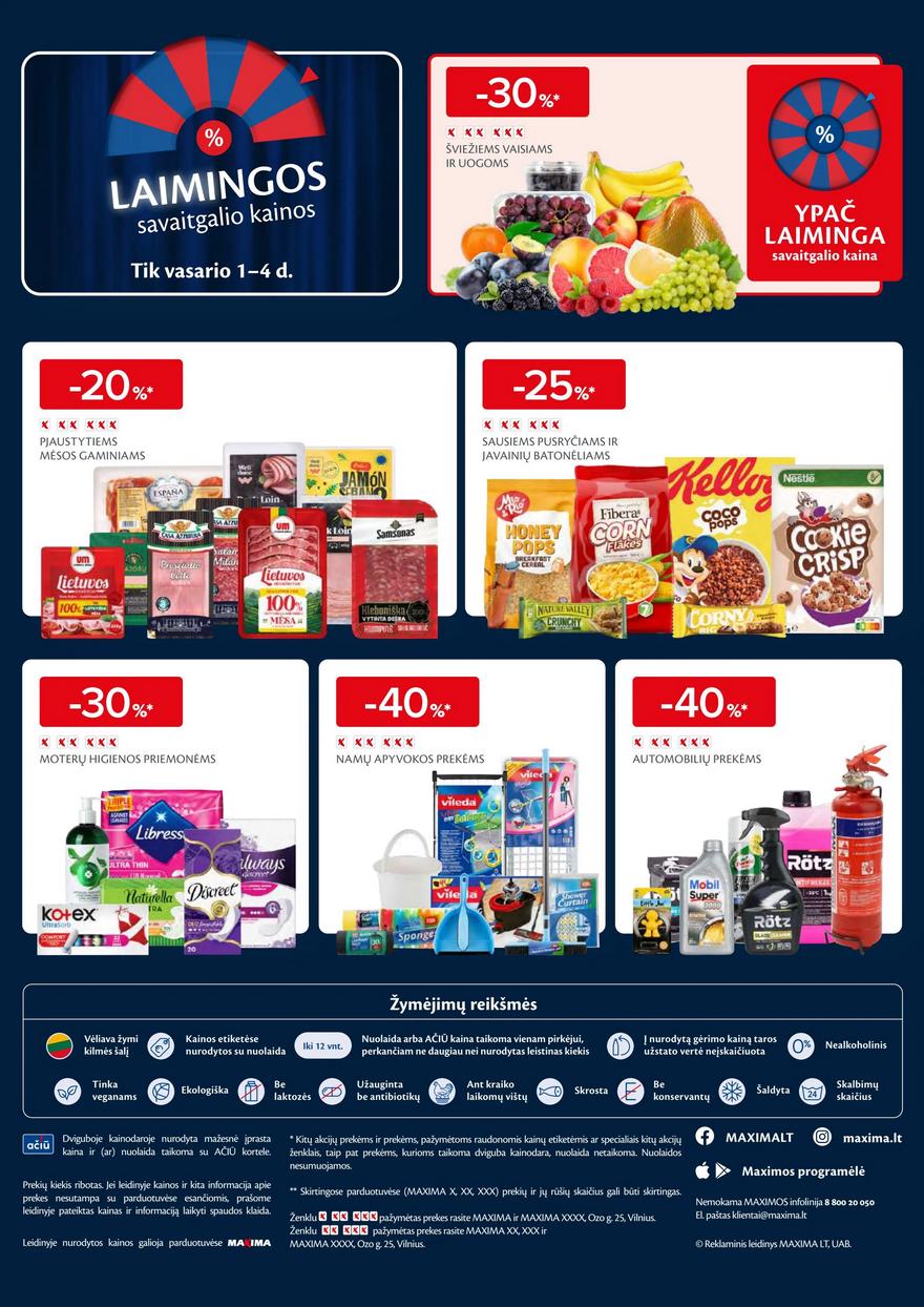 Maxima kaininis leidinys akcijos nuo 
  2024-01-30 iki 
  2024-02-05 | Leidinukas.lt puslapis 36