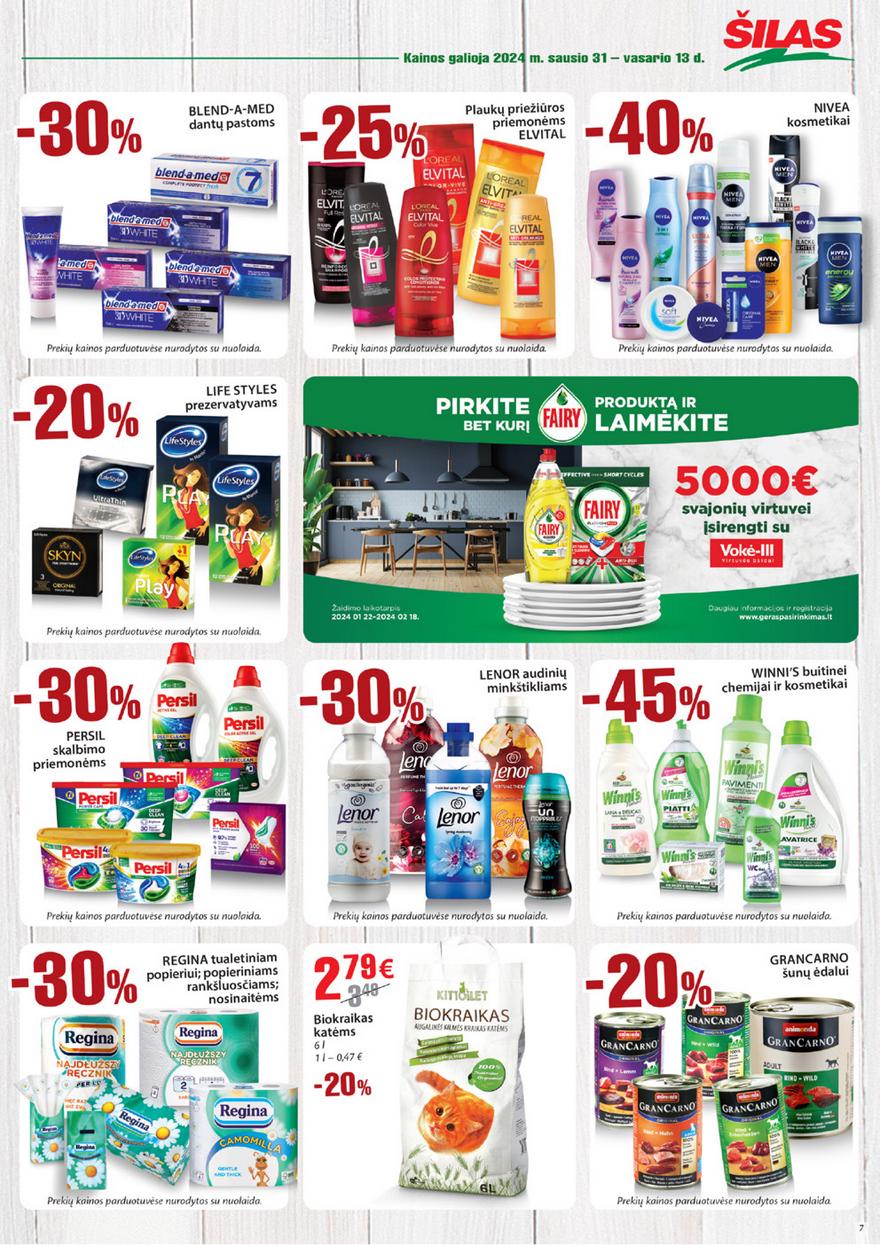 Šilas akcijų leidinys akcijos nuo
2024-01-31 iki
2024-02-13 | Leidinukas.lt puslapis 7