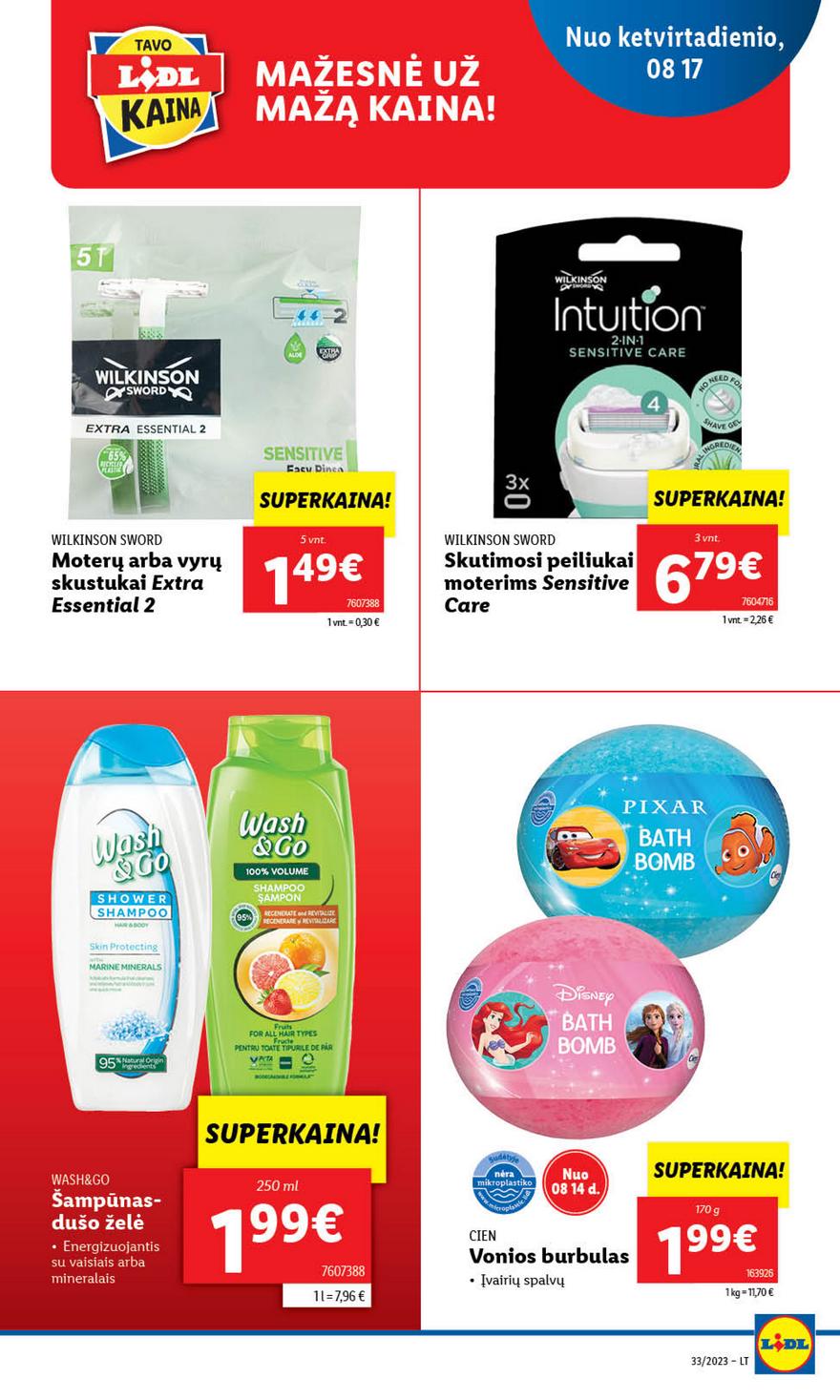 Lidl pasiūlymai akcijos nuo 
  2023-08-14 iki 
  2023-08-20 | Leidinukas.lt puslapis 47