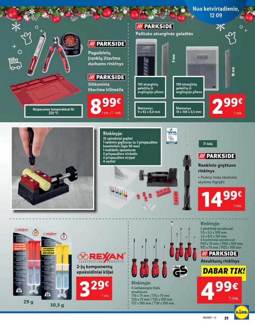 Ldil ne maisto leidinys akcijos nuo 
  2021-12-06 iki 
  2021-12-12 | Leidinukas.lt puslapis 21