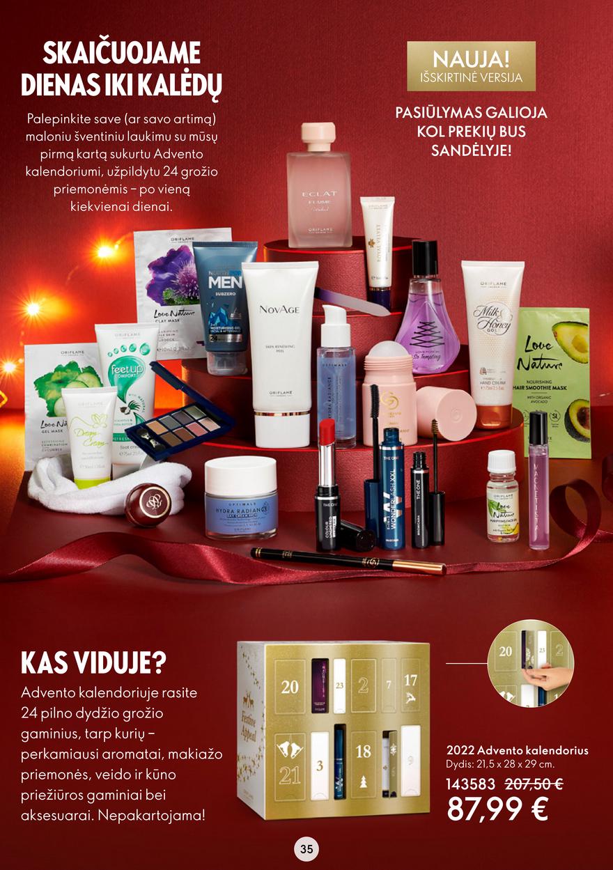 Oriflame katalogas akcijos nuo 
  2022-11-09 iki 
  2022-11-29 | Leidinukas.lt puslapis 35