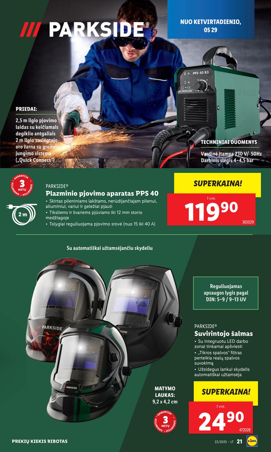 Lidl ne maisto leidinys akcijos nuo 
  2025-05-26 iki 
  2025-06-01 | Leidinukas.lt puslapis 21