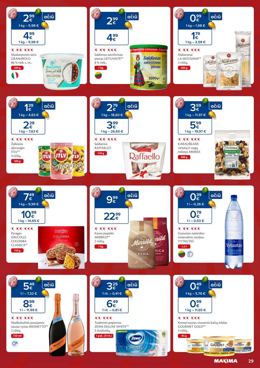 Maxima leidinys akcijos nuo 
  2024-03-12 iki 
  2024-03-18 | Leidinukas.lt puslapis 29