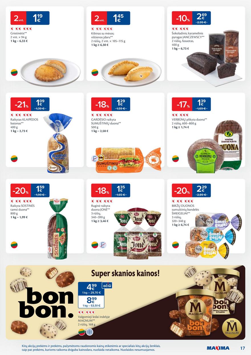 Maxima leidinukas akcijos nuo 
  2025-08-12 iki 
  2025-08-18 | Leidinukas.lt puslapis 17