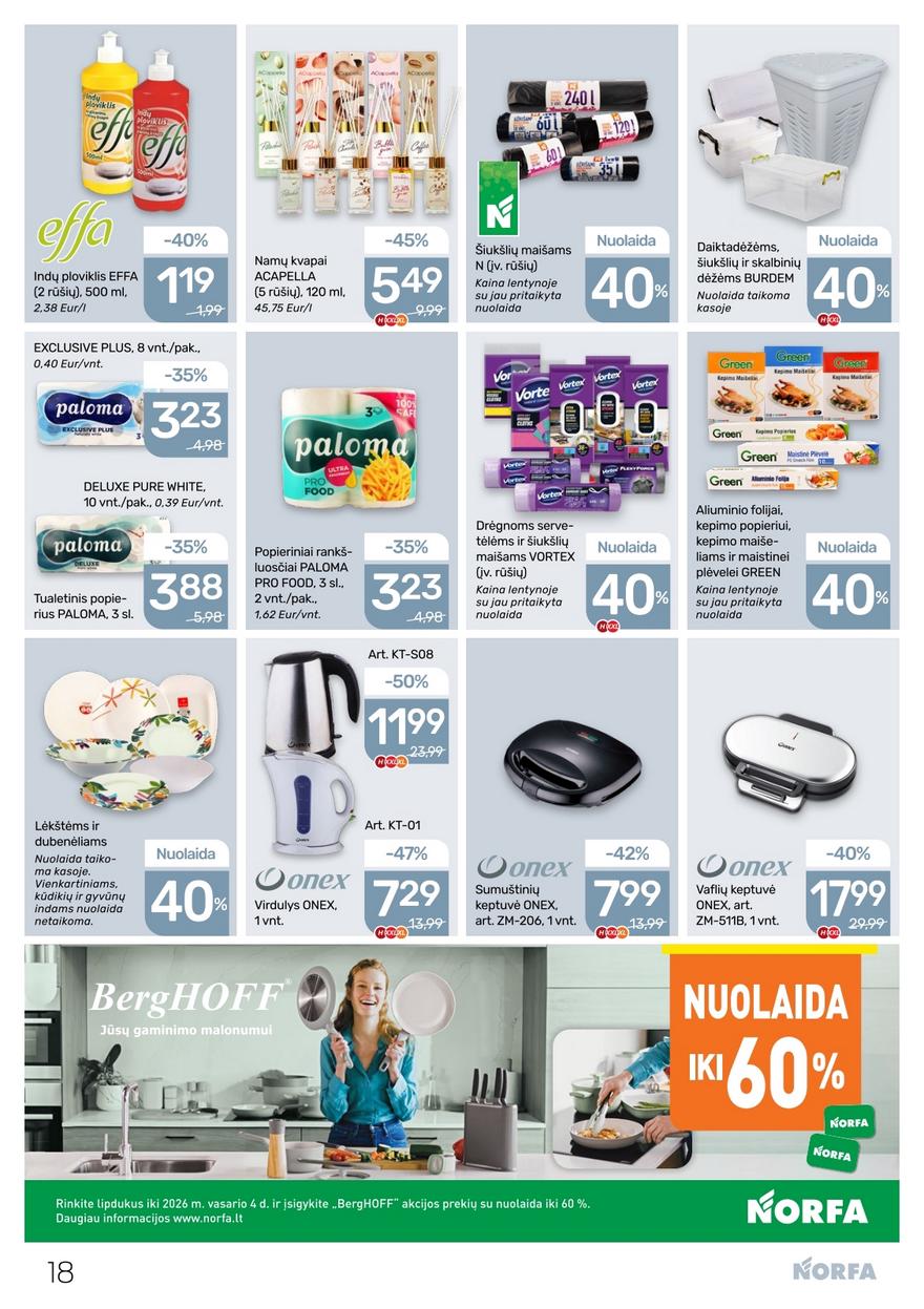 Norfos leidinys akcijos nuo 
  2026-01-08 iki 
  2026-01-21 | Leidinukas.lt puslapis 18