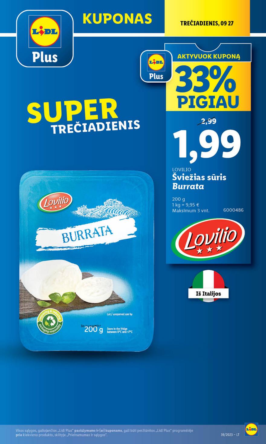 Lidl pasiūlymai akcijos nuo 
  2023-09-25 iki 
  2023-10-01 | Leidinukas.lt puslapis 16