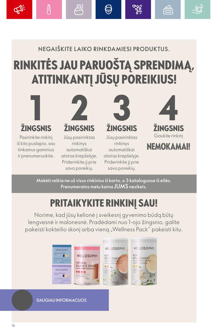 Oriflame katalogas akcijos nuo 
  2023-08-23 iki 
  2023-09-12 | Leidinukas.lt puslapis 16