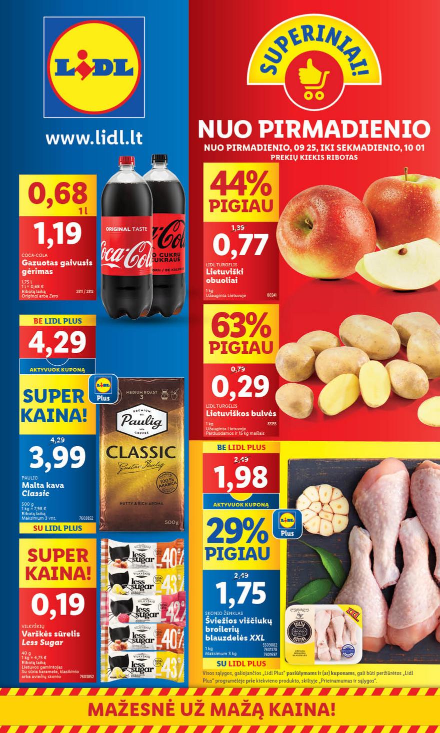 Lidl pasiūlymai akcijos nuo 
  2023-09-25 iki 
  2023-10-01 | Leidinukas.lt puslapis 1