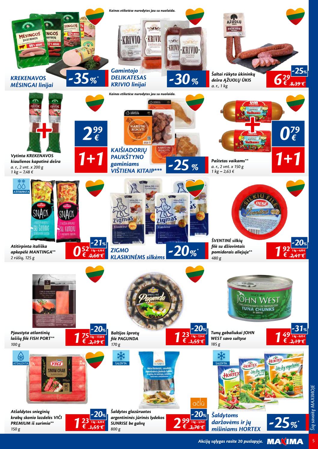 Maxima kaininis leidinys akcijos nuo 
  2019-06-11 iki 
  2019-06-17 | Leidinukas.lt puslapis 5