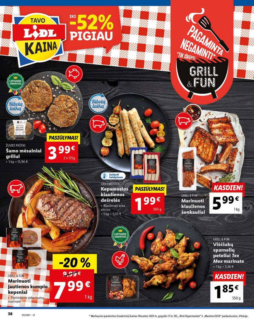 Lidl maisto prekių pasiūlymai akcijos nuo 
  2021-06-07 iki 
  2021-06-13 | Leidinukas.lt puslapis 38
