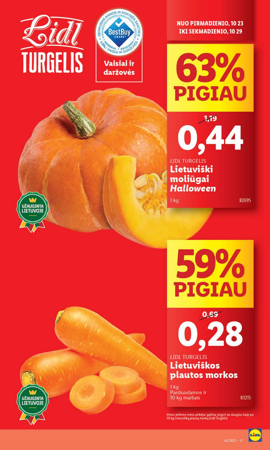 Ldil maisto leidinys akcijos nuo 
  2023-10-23 iki 
  2023-10-29 | Leidinukas.lt puslapis 13