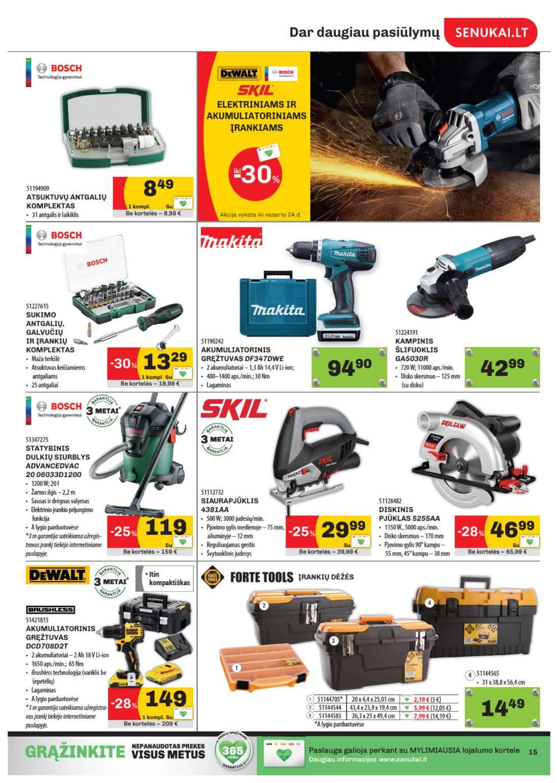 Senukai reklaminis leidinys akcijos nuo 
  2020-02-06 iki 
  2020-02-24 | Leidinukas.lt puslapis 15