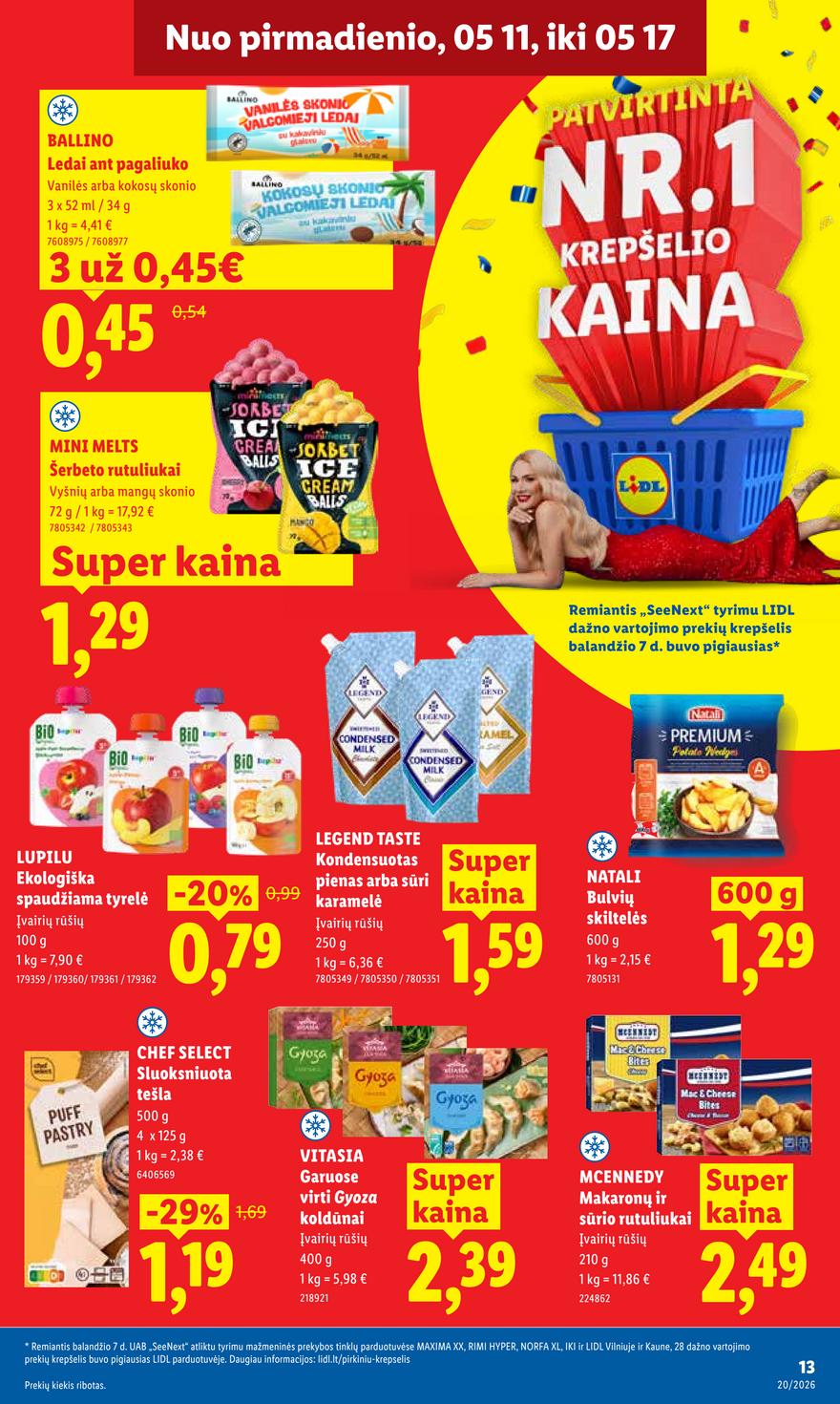 Lidl leidinys akcijos nuo 
  2026-05-11 iki 
  2026-05-17 | Leidinukas.lt puslapis 13
