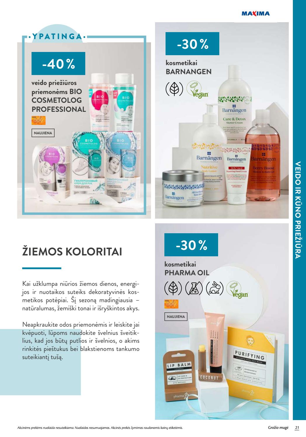 Maxima kaininis leidinys akcijos nuo 
  2020-11-05 iki 
  2020-11-18 | Leidinukas.lt puslapis 21