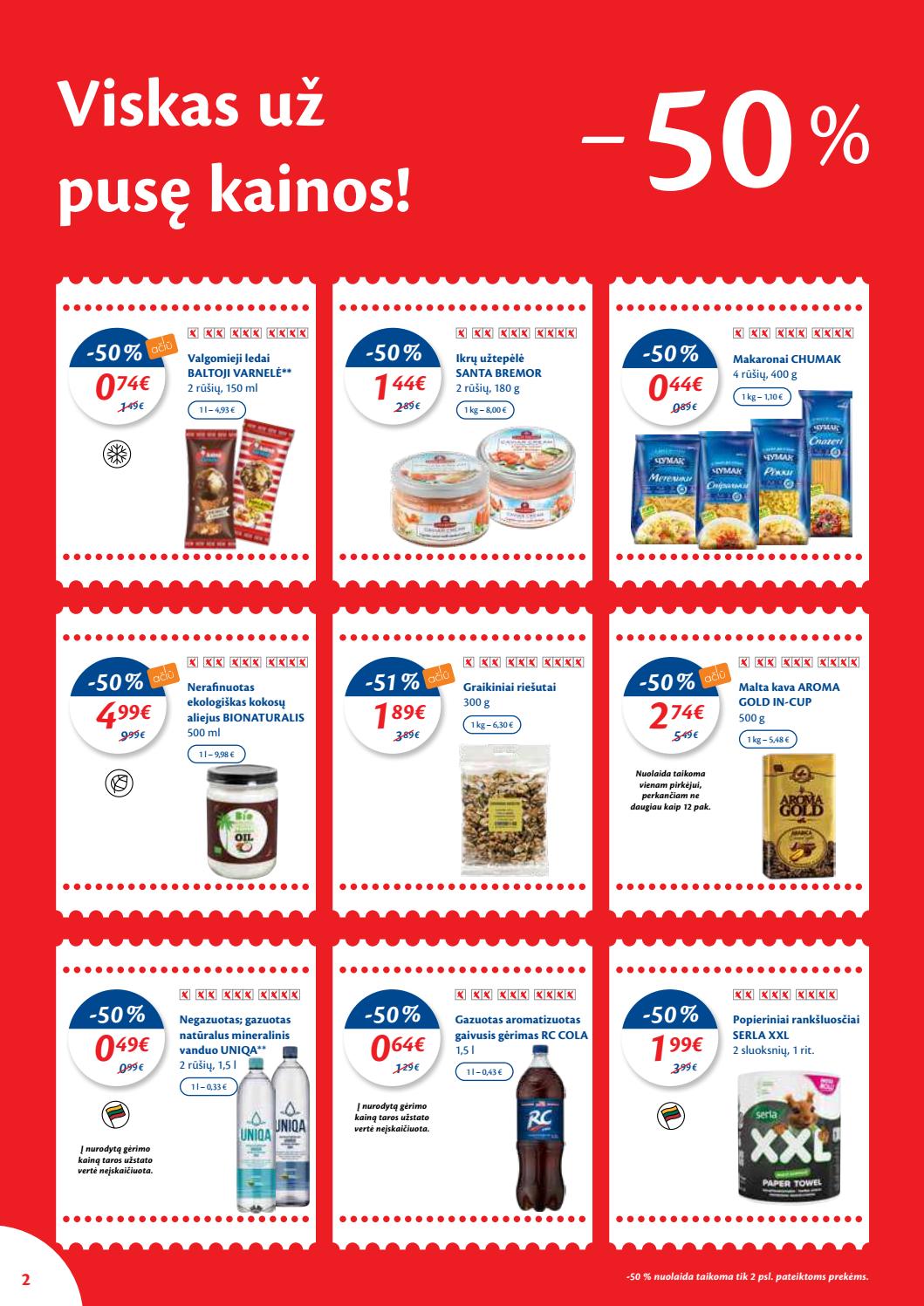 Maxima kaininis leidinys akcijos nuo 
  2021-01-19 iki 
  2021-01-25 | Leidinukas.lt puslapis 2