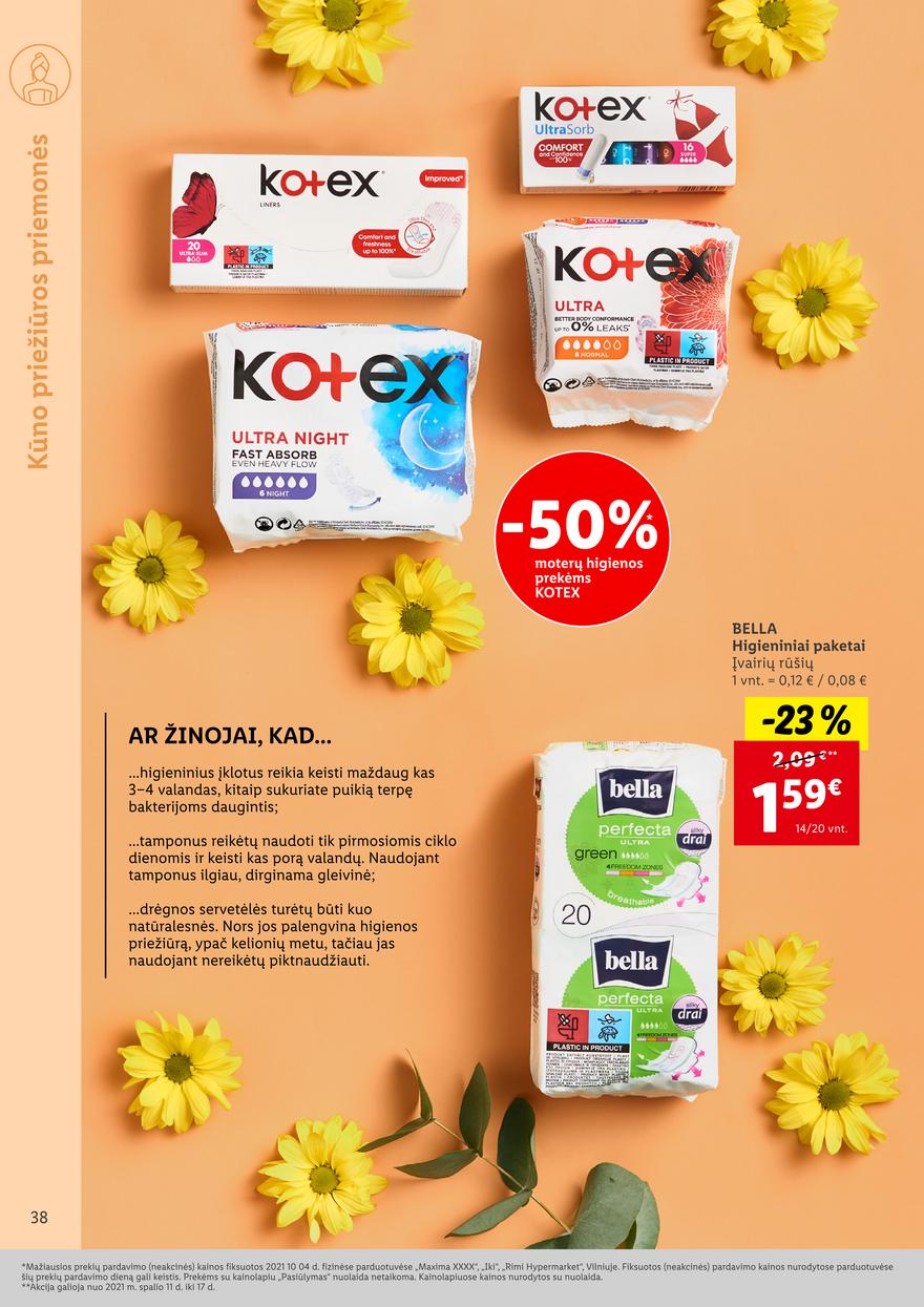 Lidl pasiūlymai akcijos nuo 
  2021-10-11 iki 
  2021-10-24 | Leidinukas.lt puslapis 38