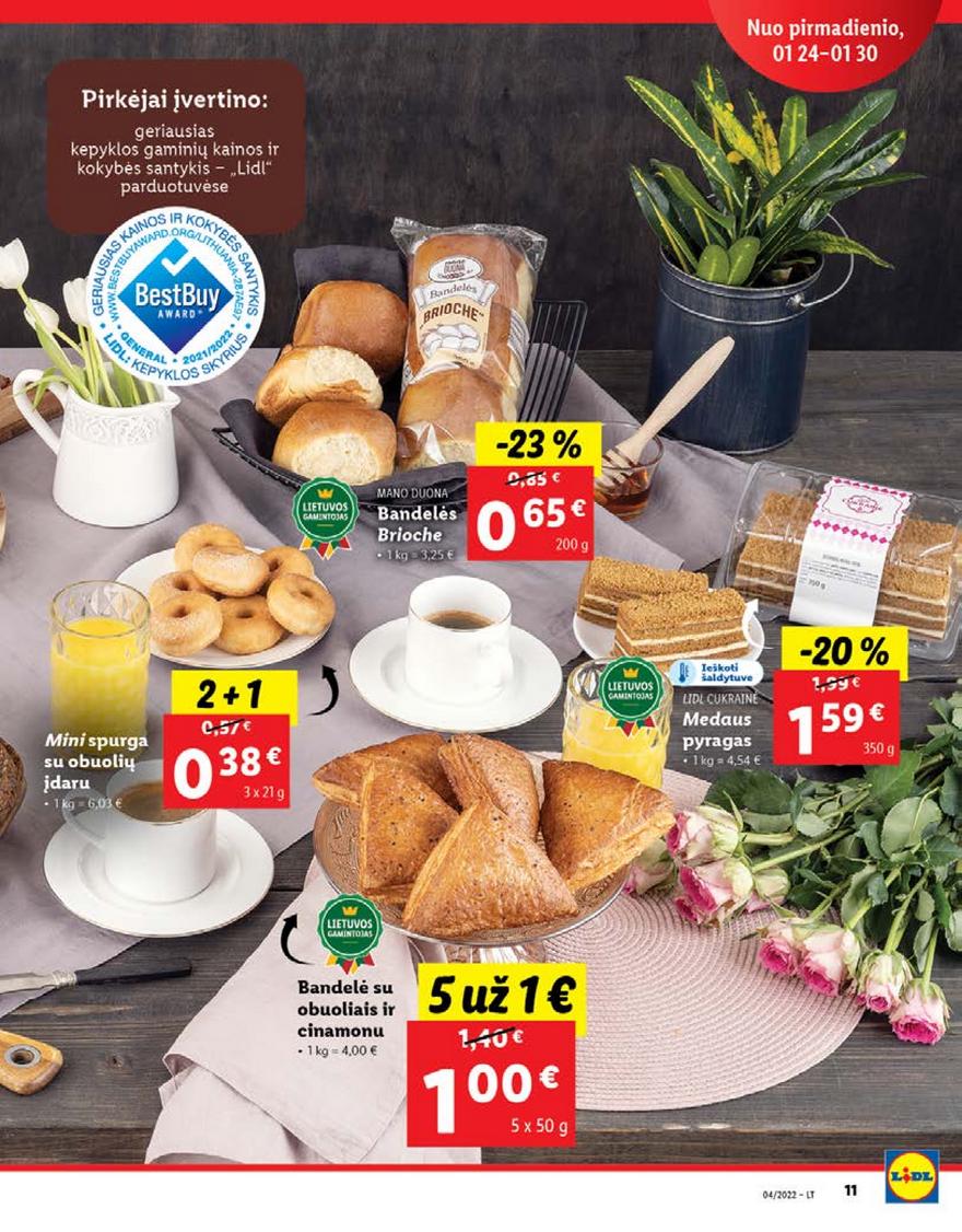 Lidl pasiūlymai akcijos nuo 
  2022-01-24 iki 
  2022-01-30 | Leidinukas.lt puslapis 11