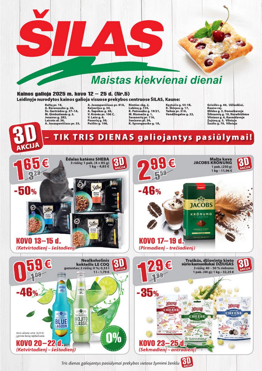 Šilas leidinys 5 akcijos nuo 
  2025-03-12 iki 
  2025-03-25 | Leidinukas.lt puslapis 1