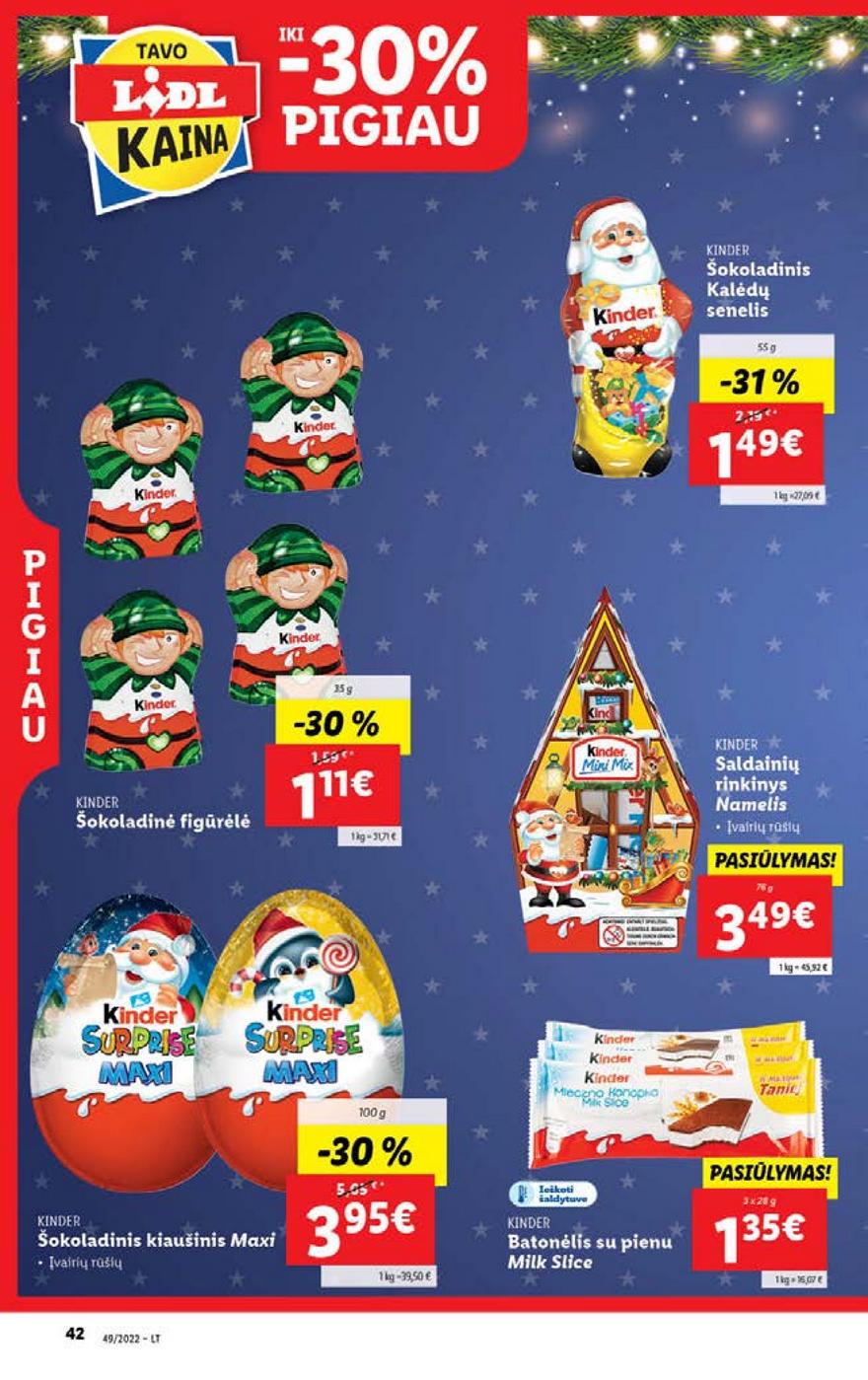Lidl pasiūlymai akcijos nuo 
  2022-12-05 iki 
  2022-12-11 | Leidinukas.lt puslapis 42
