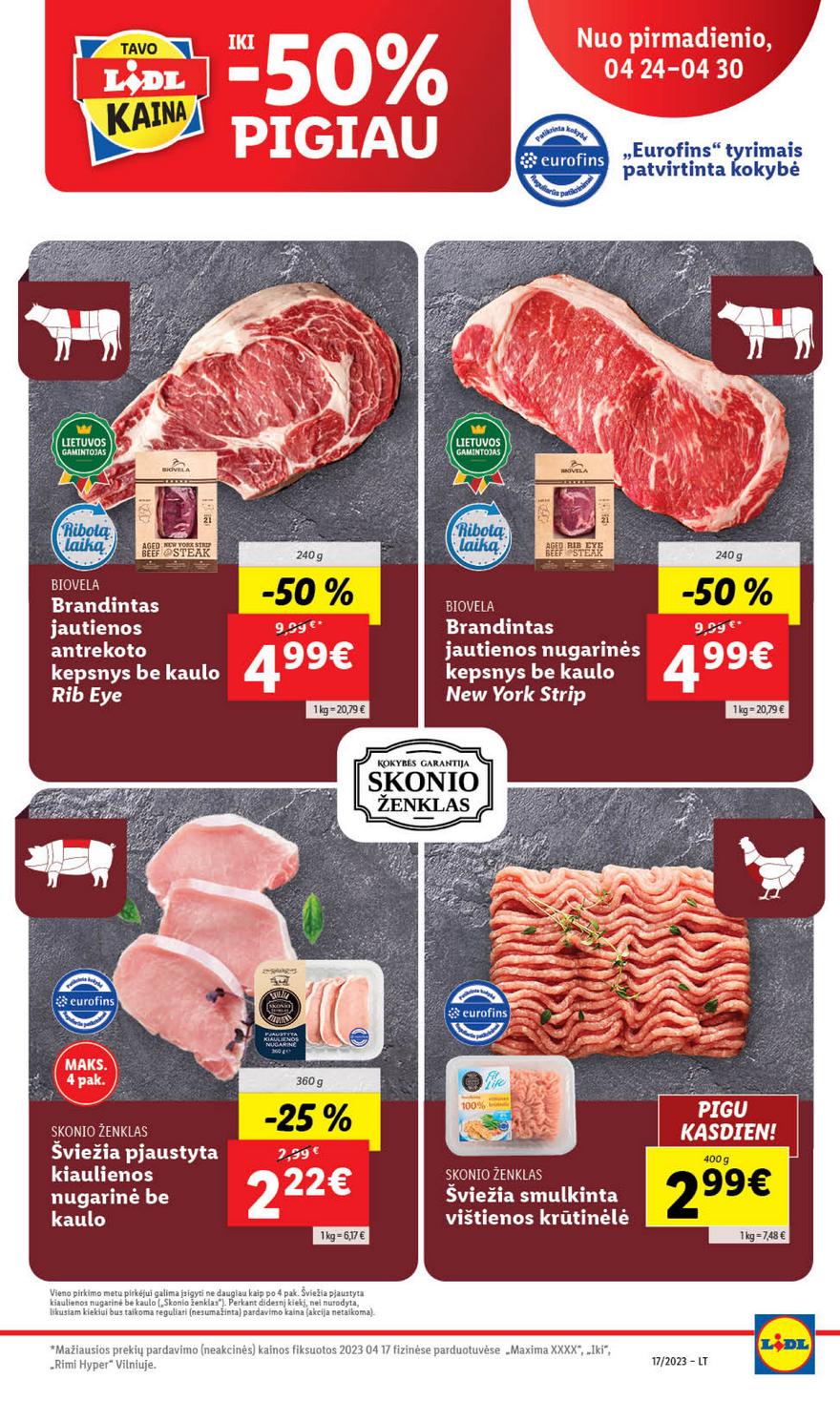 Lidl maisto prekių pasiūlymai akcijos nuo 
  2023-04-24 iki 
  2023-05-01 | Leidinukas.lt puslapis 7